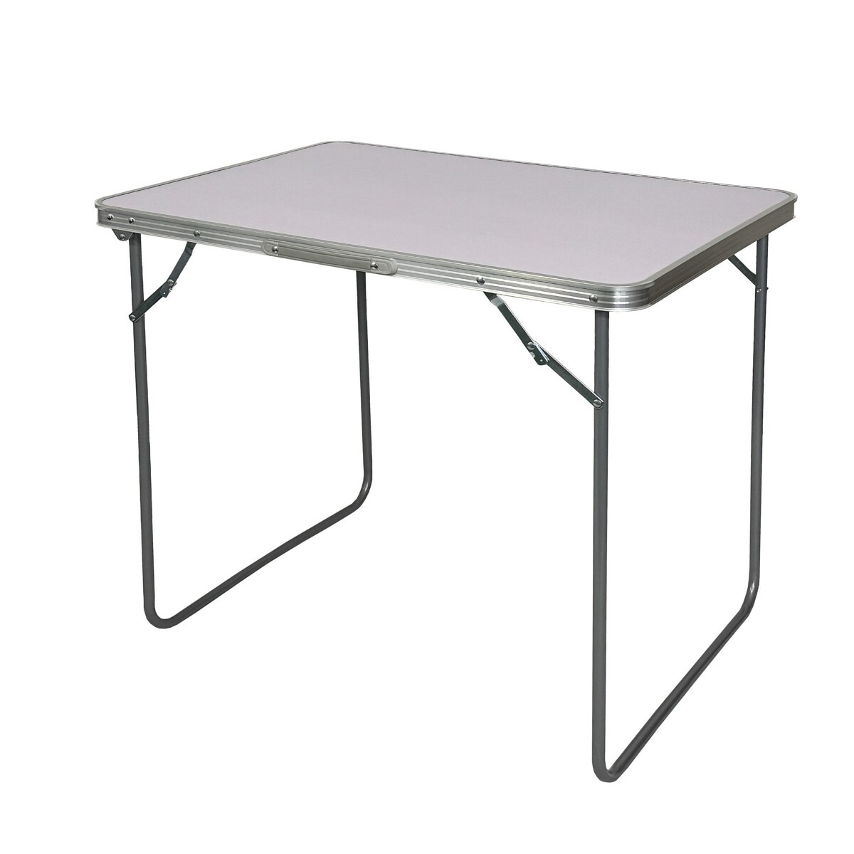 Turistinis sulankstomas stalas, 80x60x70 cm, baltas-0