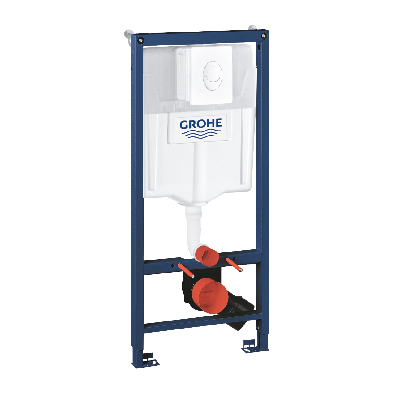 Potinkinis unitazo rėmas GROHE Rapid SL 3in1, mygtukas baltos sp., su laikikliais-0