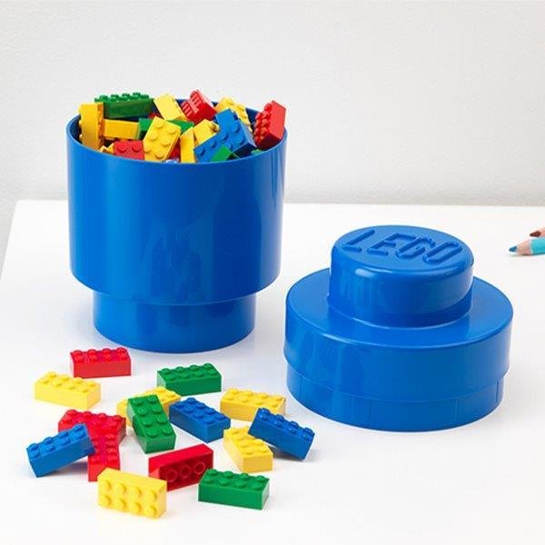 Daiktadėžė LEGO BRICK, mėlynos sp., 12,3 x 18,3 cm, 900 ml - 3