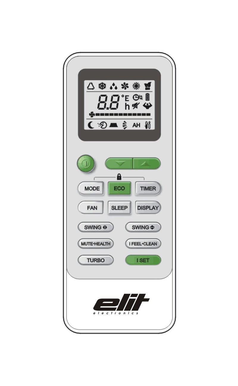 Oro kondicionierius-šilumos siurblys ELIT Standart WiFi, 12000BTU - 4