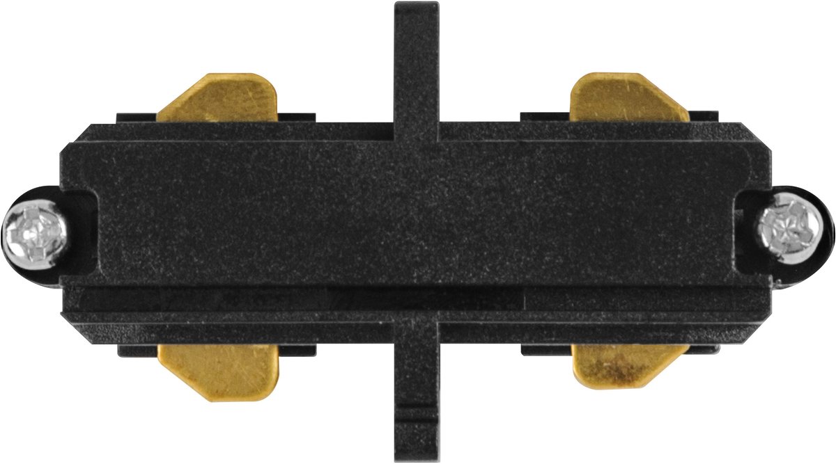 Vienfazio taškinių šviestuvų bėgelio jungtis OSRAM TRACKLIGHT, tiesi, juoda-1