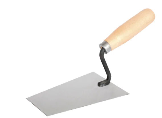 Mentelė XTOP, 20 cm, trapecinė, metalinė, medine rankena-0