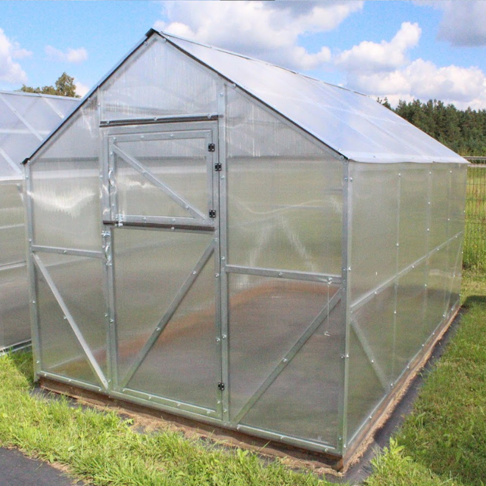 Šiltnamis CLASSIC, 6 mm polikarbonato danga, 2.5 x 4 m, 10 kv.m-0