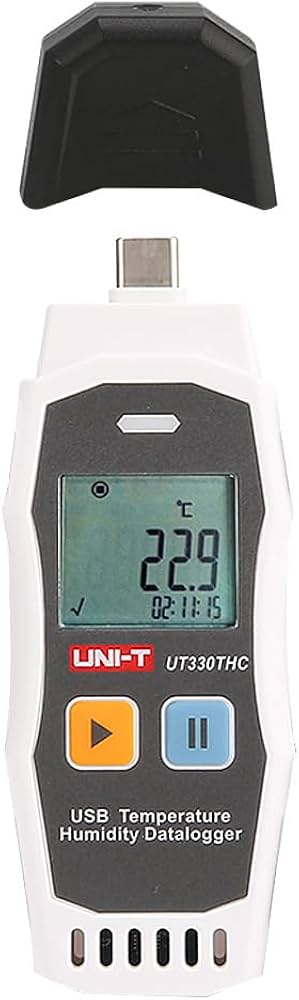 Temperatūros ir drėgmės matuoklis UNI-T, -30~70C, 0~99.9%RH-0
