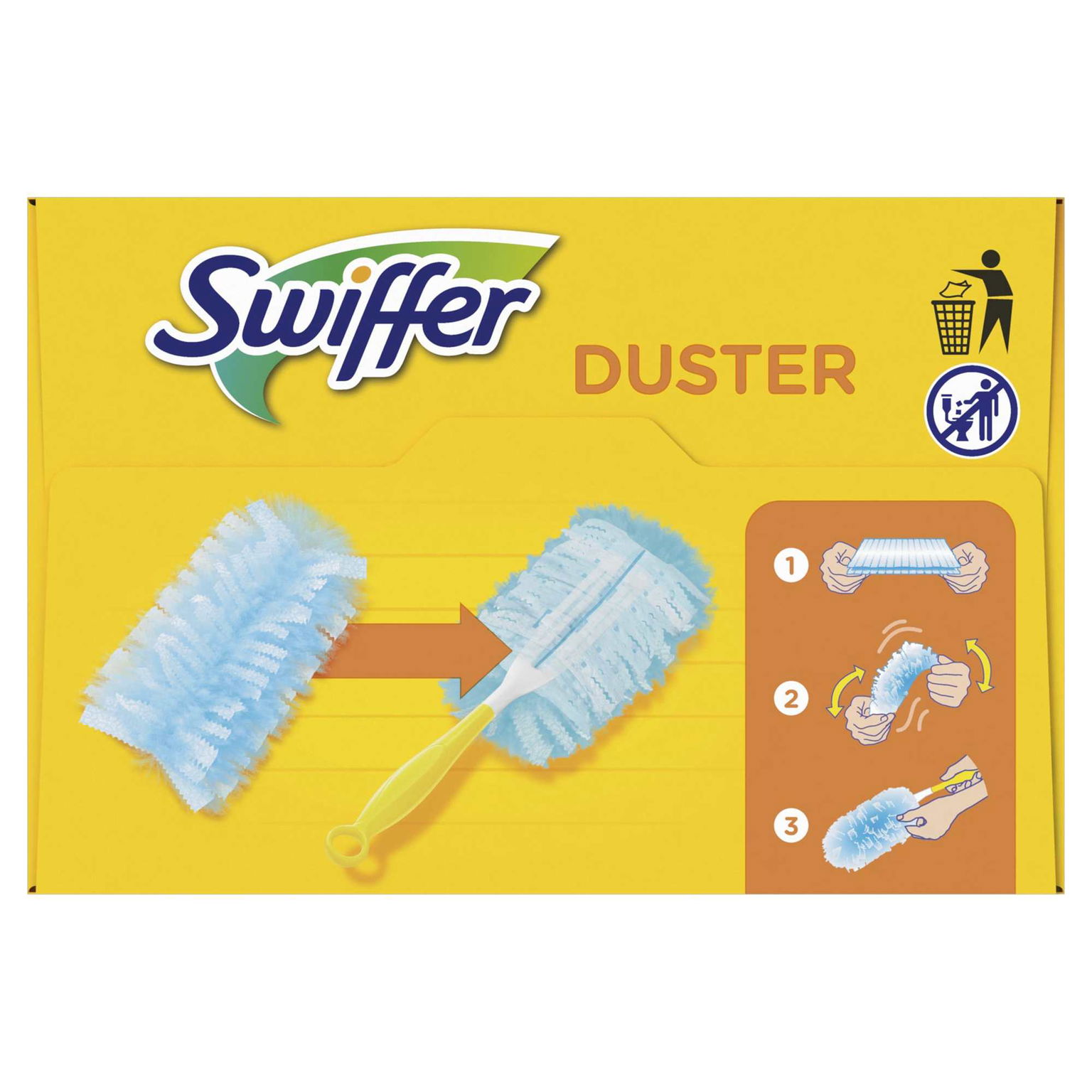 Dulkių šluotelė SWIFFER, papildymas, 10vnt - 2