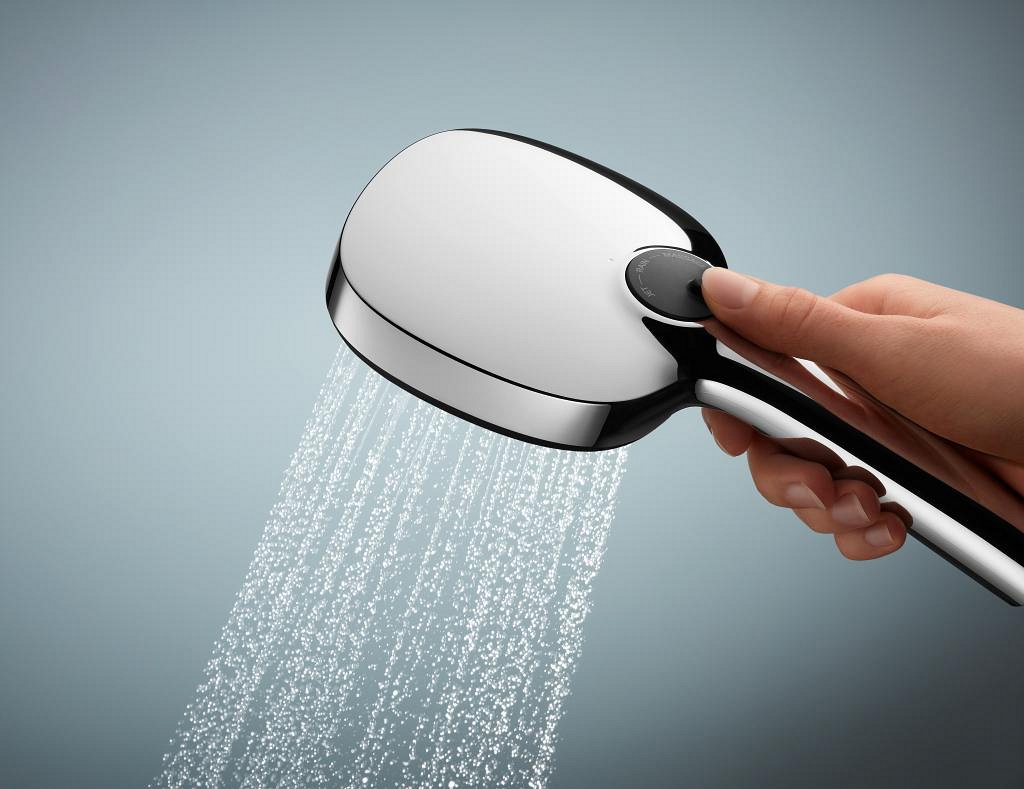 Dušo komplektas GROHE VITALIO COMFORT 110, 3 srovių dušelis, stovas ir žarna, chromo sp. - 4