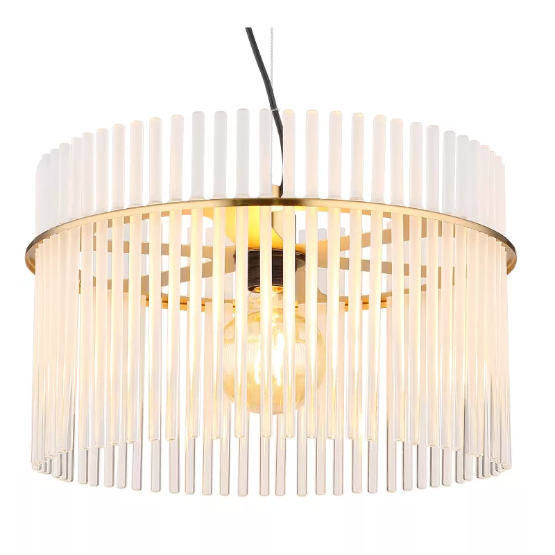 Pakabinamas šviestuvas GLOBO GORLEY, 1xE27, 60W, 230V,  metalinis, aukso sp, ø40x150cm - 3