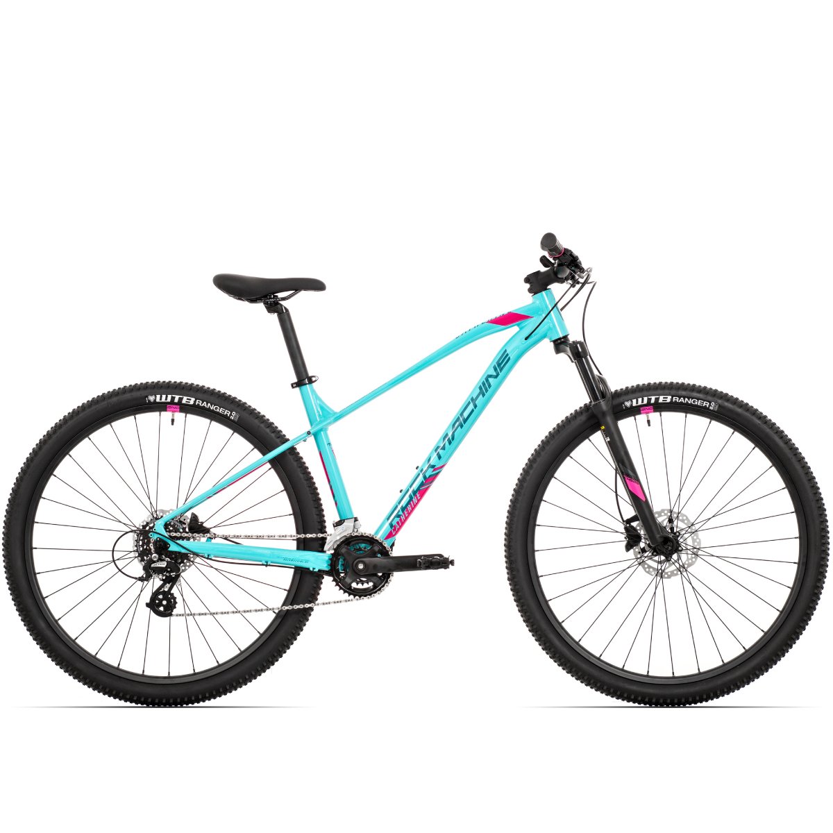 Kalnų dviratis Rock Machine 29 Catherine 10-29 šviesiai mėlynas/rožinis (L) - 1