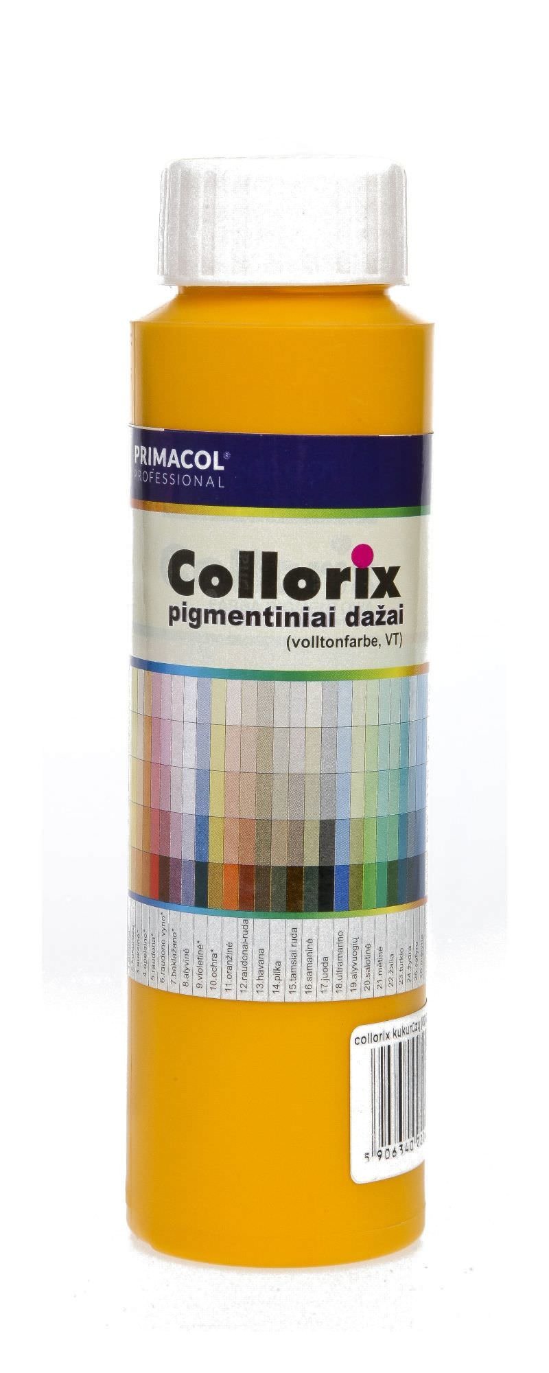 Dažų pigmentas PRIMACOL COLLORIX, pilkos sp., 125 ml
