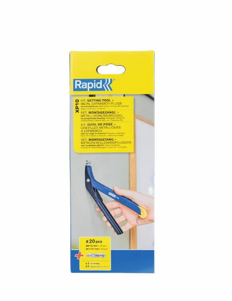 Ankerinių varžtų užtraukimo replės RAPID XP10, komplekte 20 priedų-1