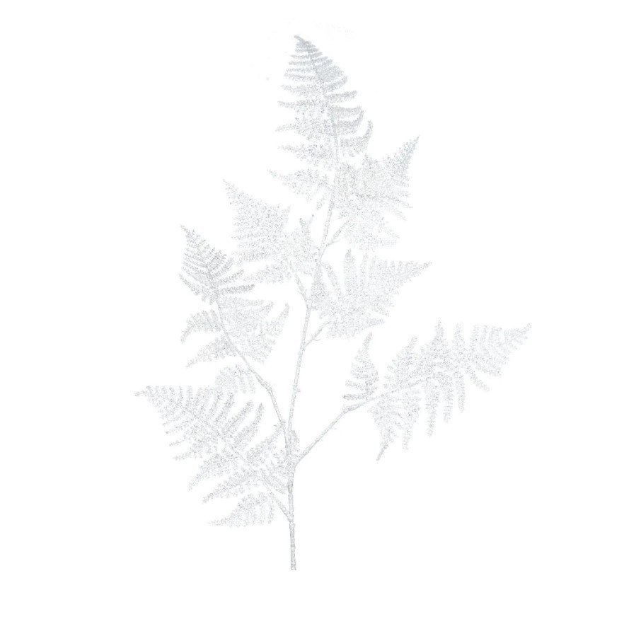 Kalėdinė dekoracija EVERLANDS Asparagus, baltos sp., 3 x 36 x 87 cm, 1 vnt