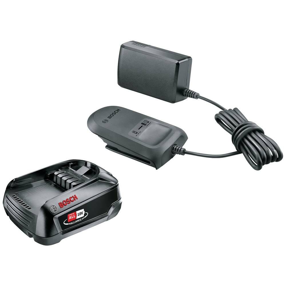 Akumuliatoriaus ir kroviklio rinkinys BOSCH P4A, 18 V, 2,5 Ah Li-ion-0