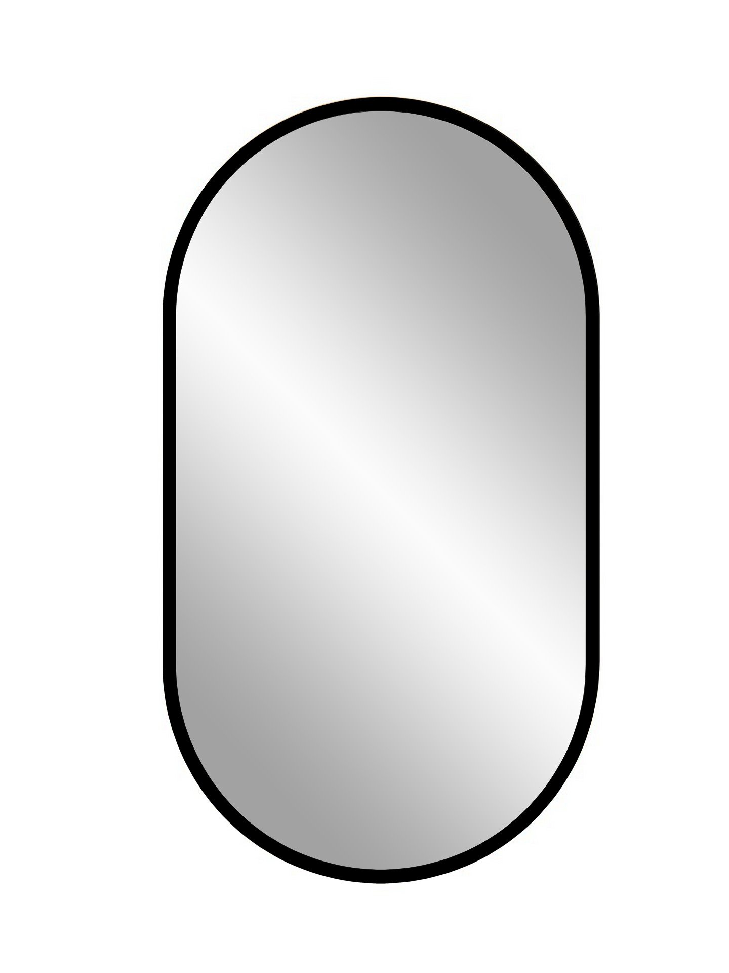 Vonios veidrodis su LED apšvietimu COMAD APOLLO BLACK, 90 x 50 cm - 3
