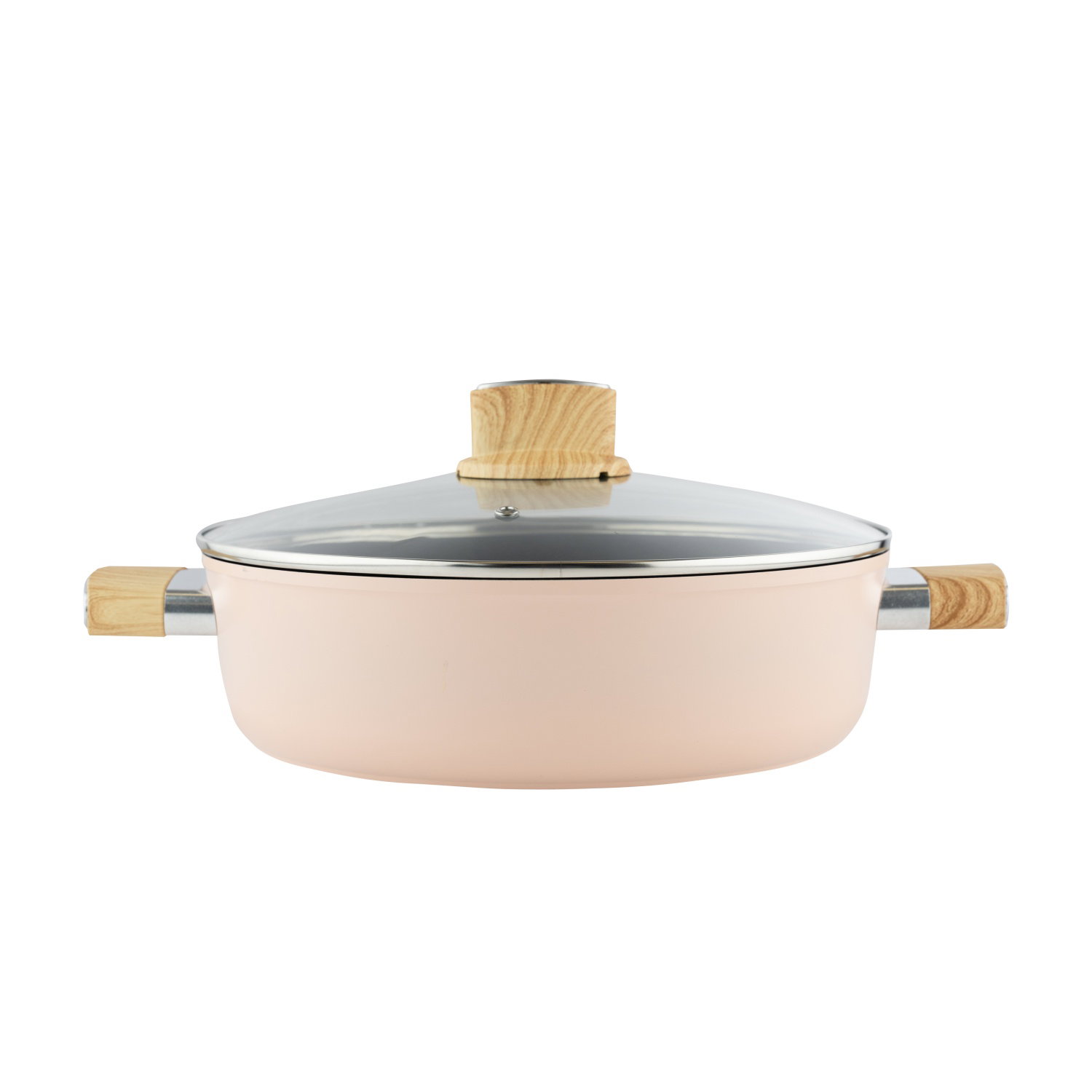 Keraminis puodas su dangčiu UNIWELL, tinka indukc., 28 cm-0