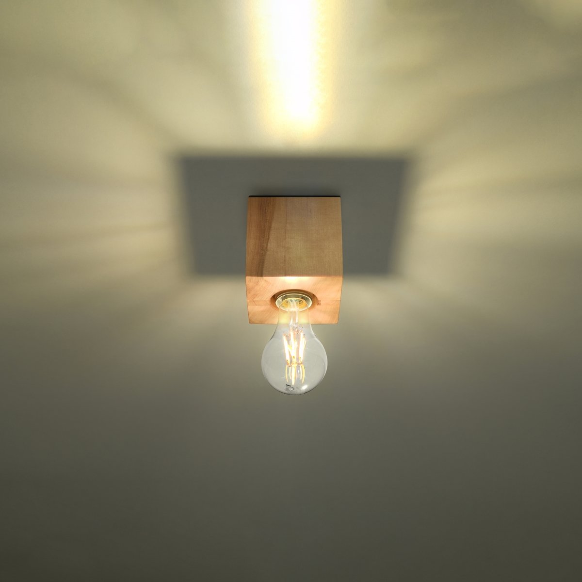 Taškinis šviestuvas SOLLUX ARIZ natūrali mediena - 3