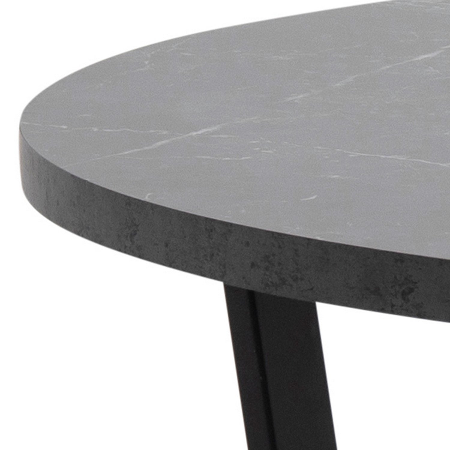 Valgomojo stalas AMBLE, 110 x 75 cm, juodas - 2