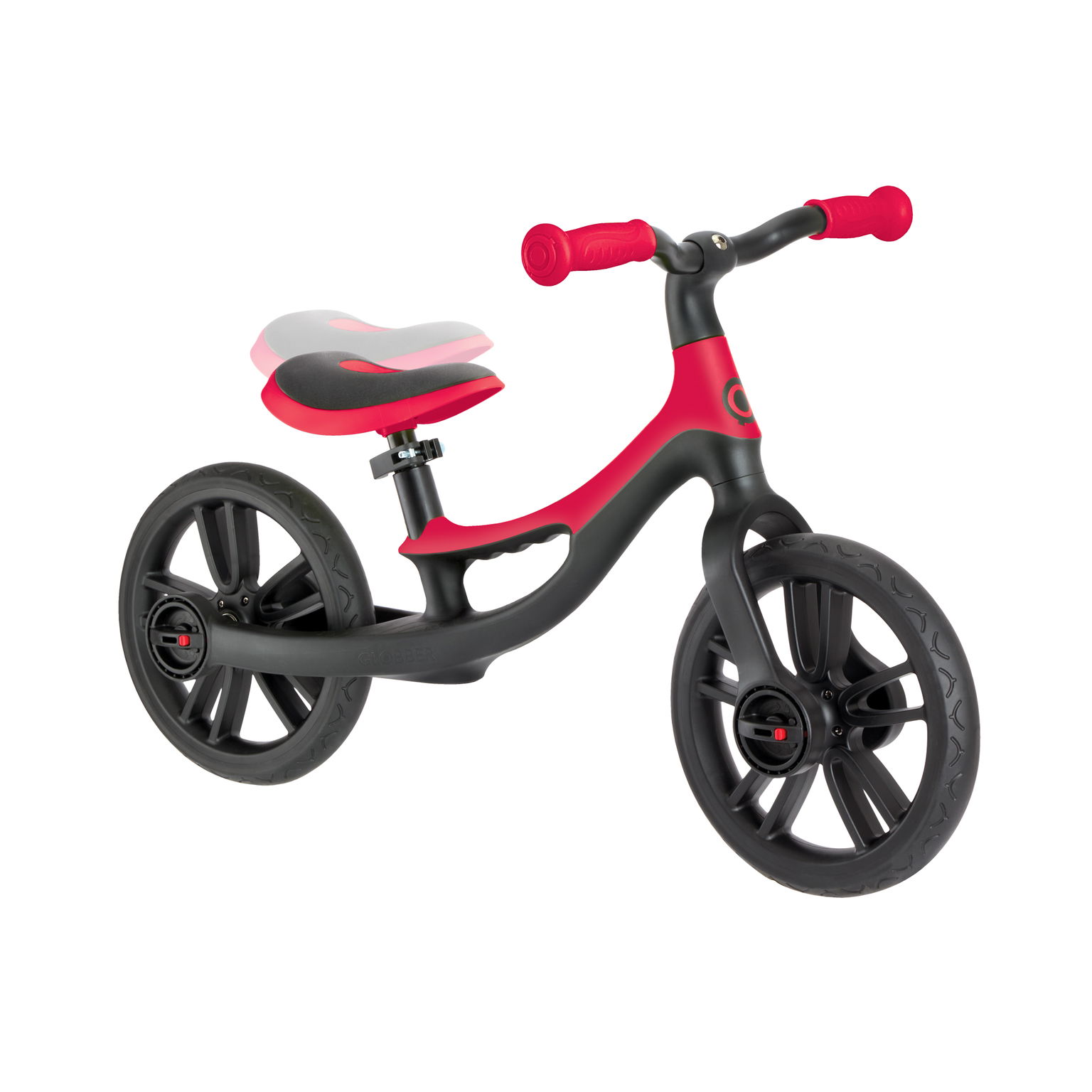 Balansinis dviratis GLOBBER Go Bike Elite, raudonos spalvos-1