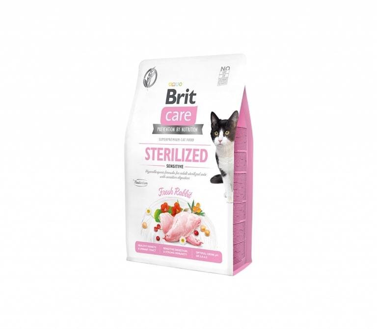 Sausas ėdalas sterilizuotoms katėms BRIT CARE CAT STERILIZED, 2 kg