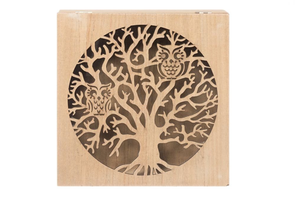 Dekotratyvinė dėžutė WOOD TREE, 24 x 8 cm - 2