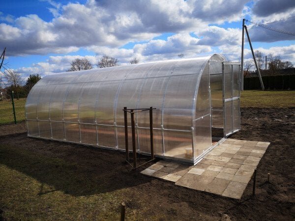 Šiltnamis Klasika Tube, 6mm polikarbonato danga, 3 x 10 m, 30 kv.m - 5