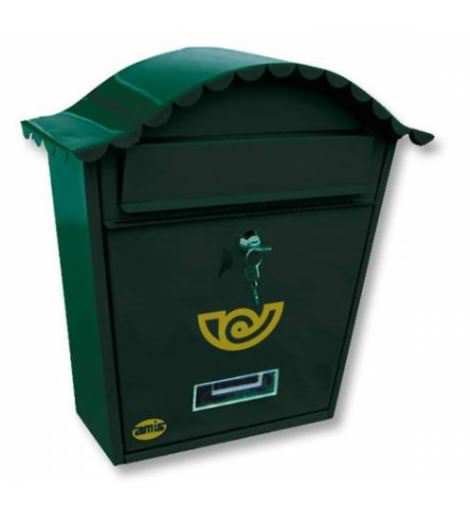 Pašto dėžutė AMIG 1251, 370 x 320 x 105 mm, žalios sp.