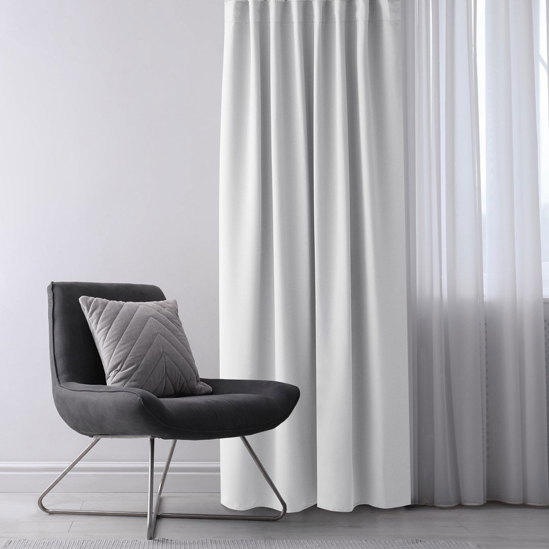 Naktinė užuolaida AmeliaHome BLACKOUT, 140 x 270 cm, balta - 3