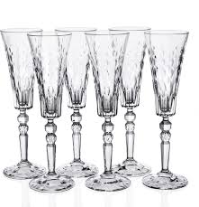 Krištolinės šampano taurės RCR MARILYN, 170 ml, 6 vnt.-0