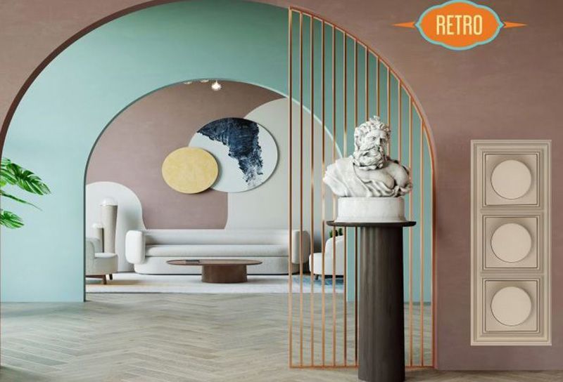 Trivietis rėmelis Liregus RETRO, šviesios/matinės sp. - 4