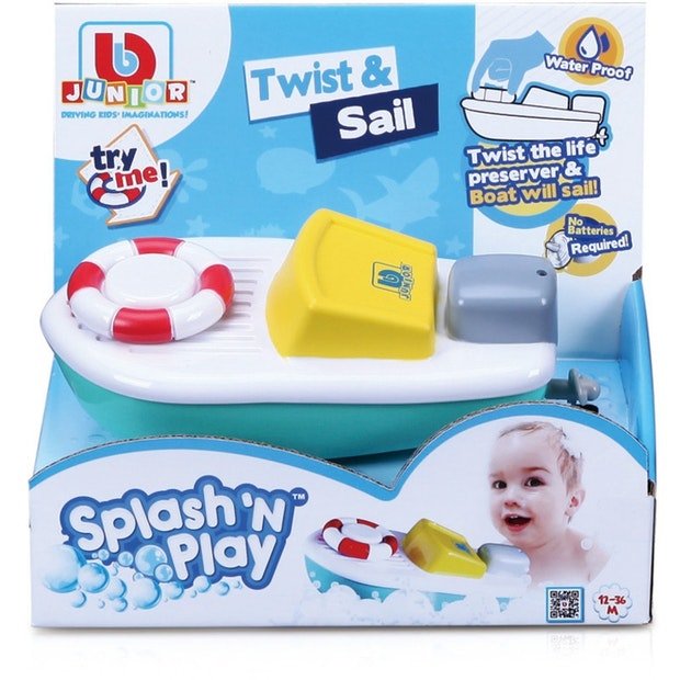 BB JUNIOR vonios žaislas Splash 'N Play Twist & Sail, 16-89002 - 1