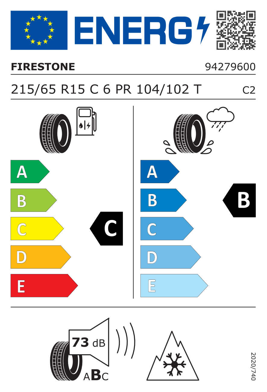 Firestone VanHawk Multiseason 215/65 R15 104 T - 2
