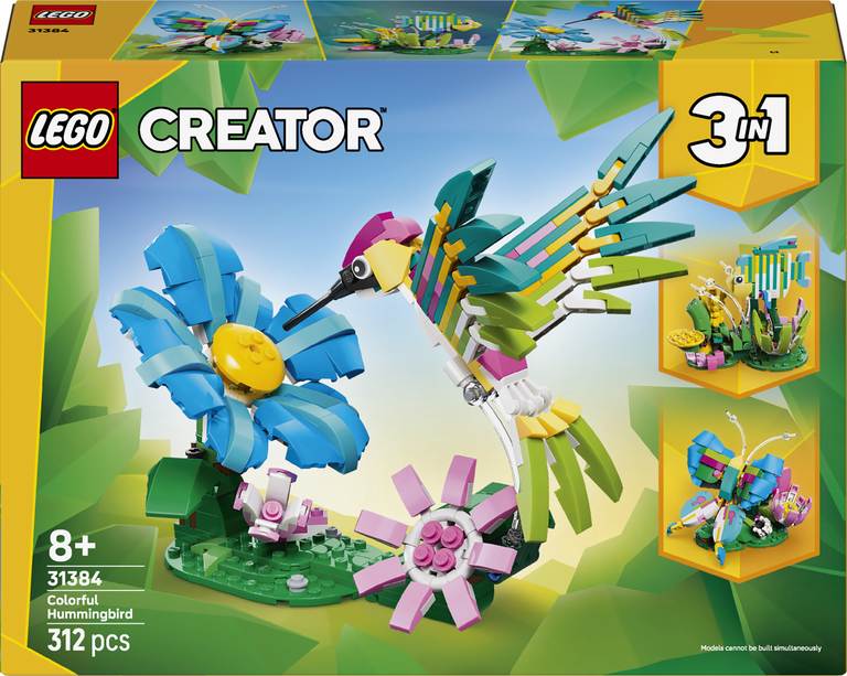 Konstruktorius LEGO Creator Wild Animals: Colorful Hummingbird - 1