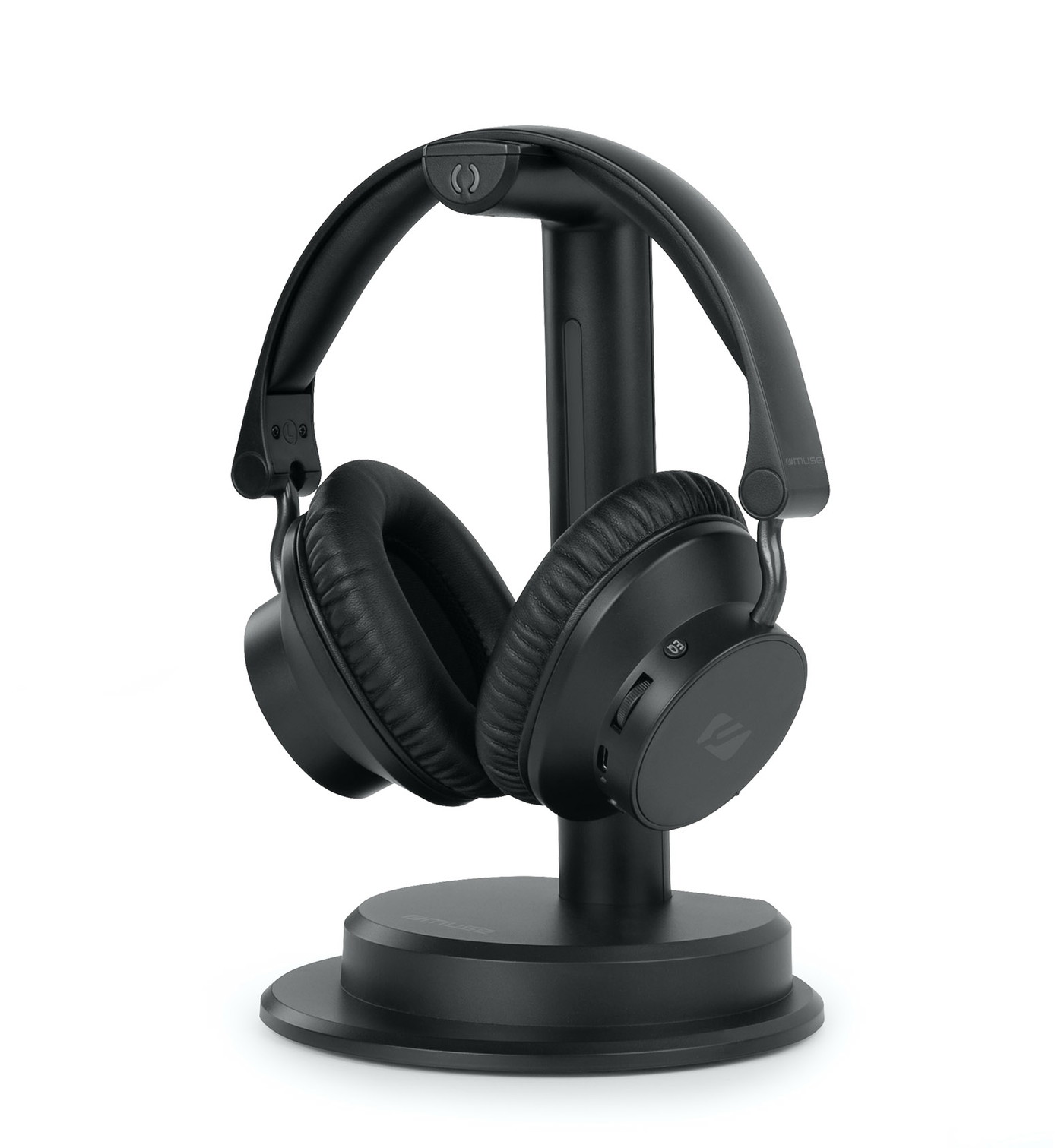 Belaidės TV ausinės MUSE M-285 CTV, su įkrovimo stotele, juodos sp.-0