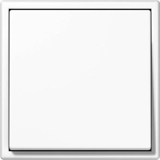 Perjungiklis be rėmelio MODERN, 1 klavišo, baltos matinės sp.-1