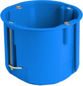 Sujungiama pagilinta dėžutė į gipso kartoną 68x58,5mm, 960 °C, IP20, mėlynos sp.-0