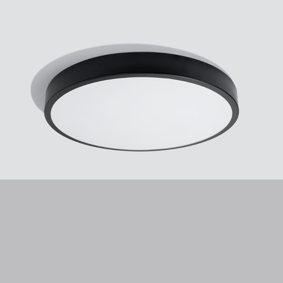 Lubinis LED šviestuvas SOLLUX ONYX 60 3000K, juodas-1