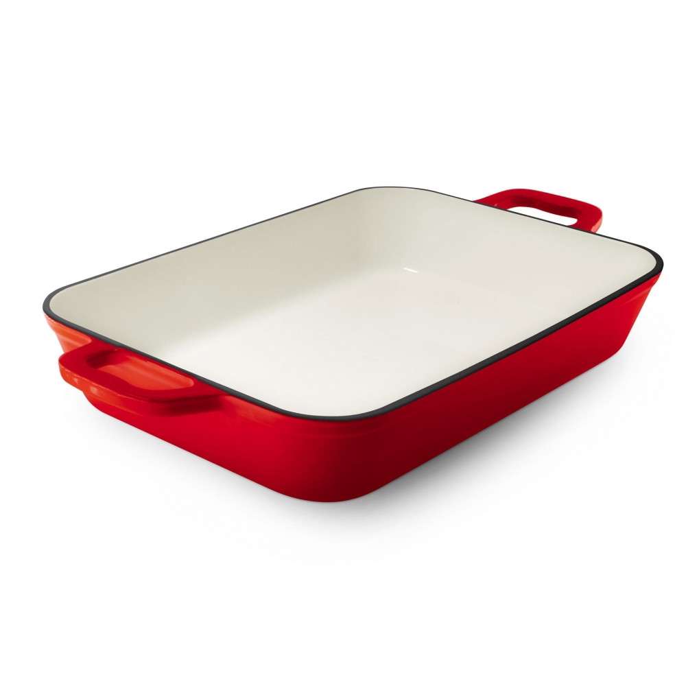 Kepimo indas GrandFeu Roaster, raudonas, 3,2 l, 33x23,5x6 cm-1