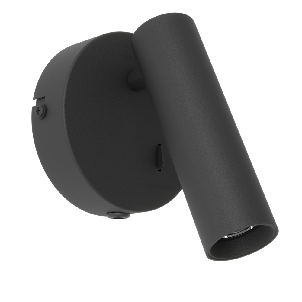 Taškinis LED šviestuvas EGLO VALPROTO, 1x5W, IP20, 600lm, CCT 2700/4000/6500K, juodos sp, 11 x 16cm-0