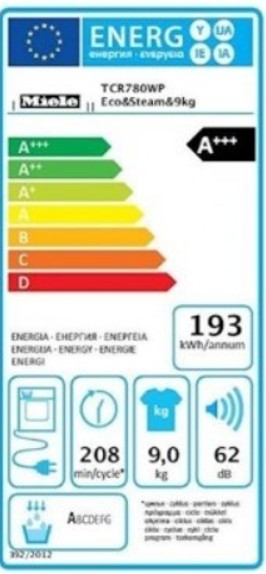 Džiovyklė Miele TCR 780 WP - 6