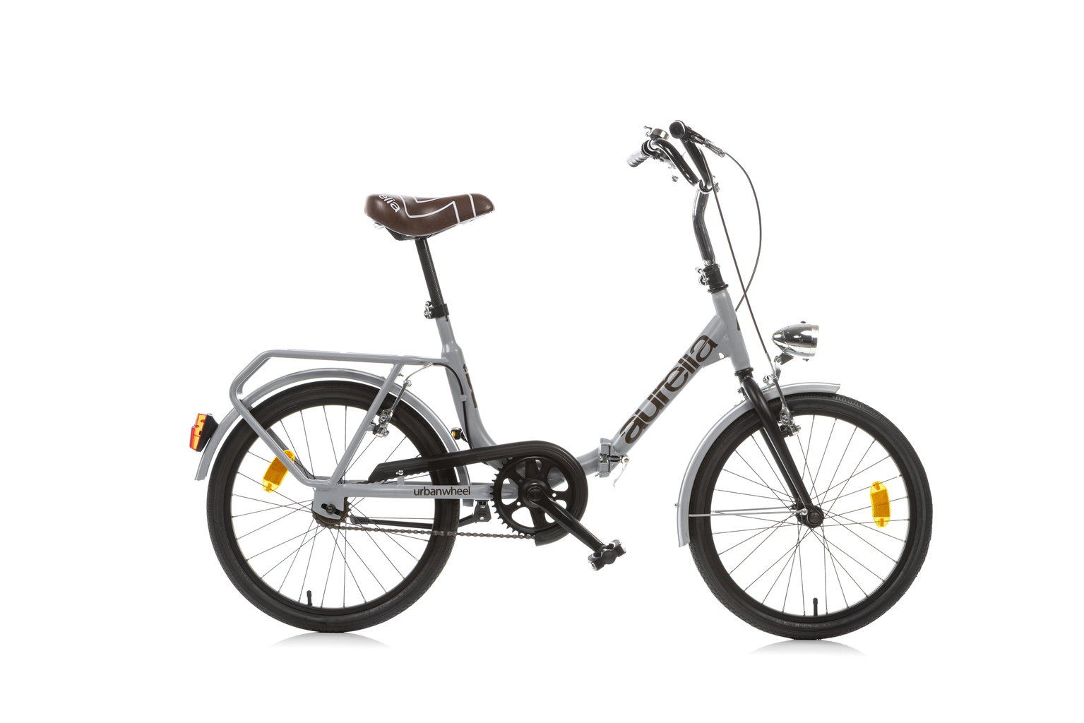 Sulankstomas dviratis AURELIA Folding, 20", pilkas-0