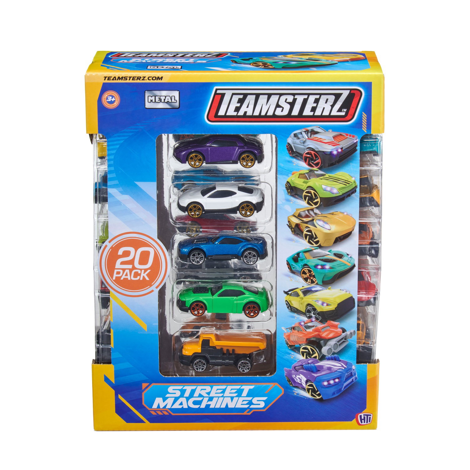 Žaislinis automobilių rinkinys TEAMSTERZ, 20 vnt.-0