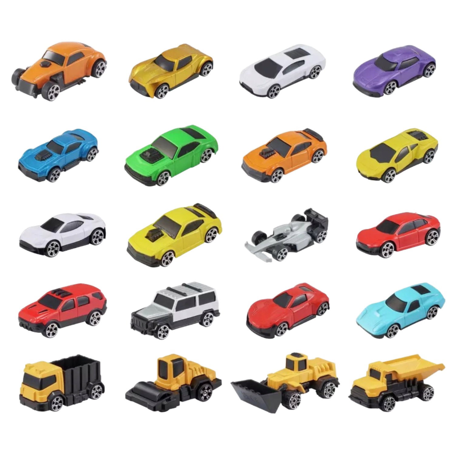 Žaislinis automobilių rinkinys TEAMSTERZ, 20 vnt.-1