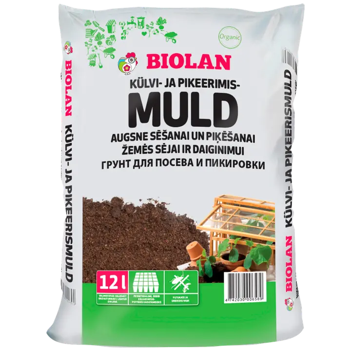 Sėjimo ir pikiavimo žemė BIOLAN, 12 l-0
