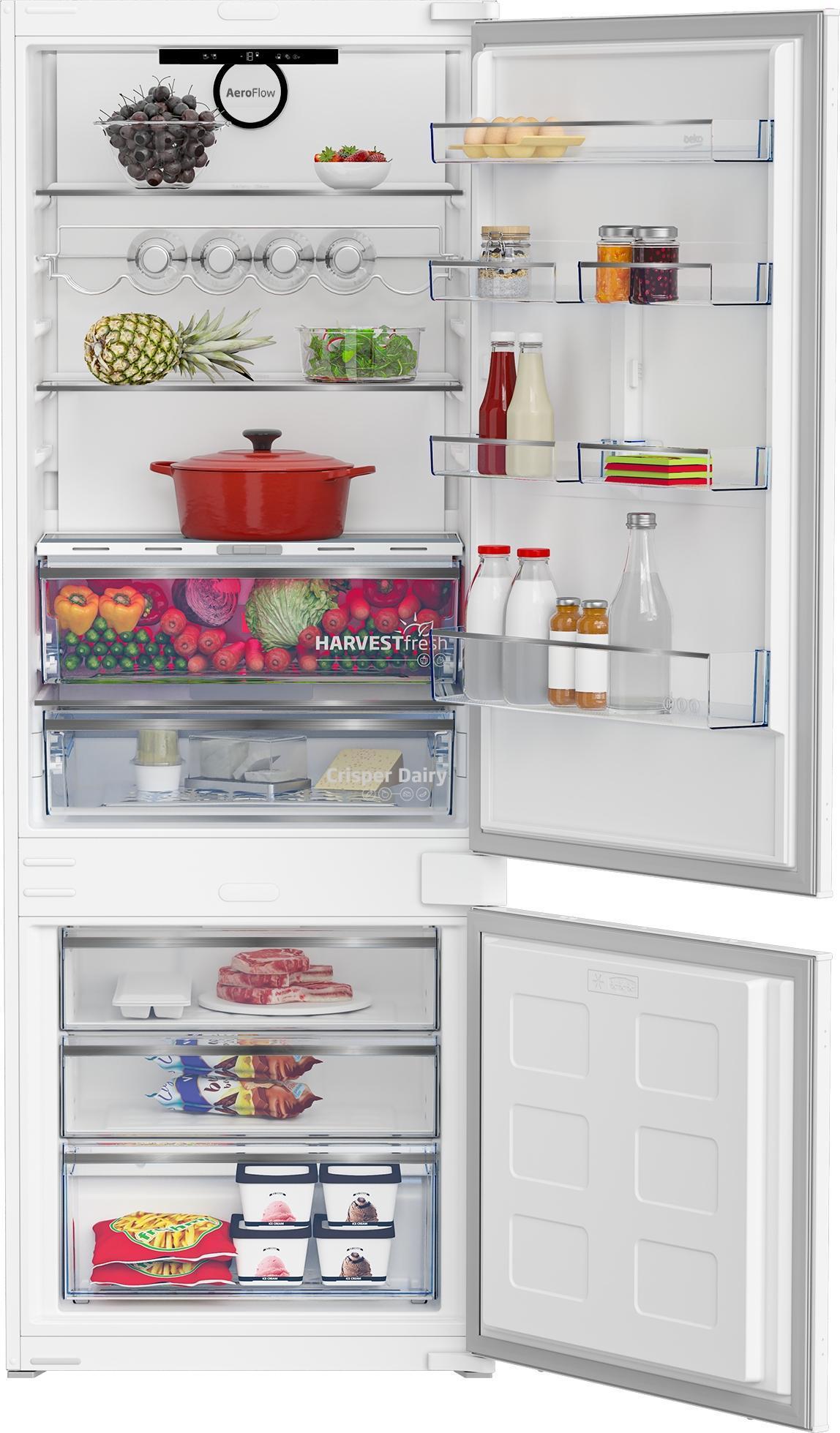 Įmontuojamas šaldytuvas su šaldikliu BEKO BCNE400E40SN 194 cm, 69 cm pločio-0