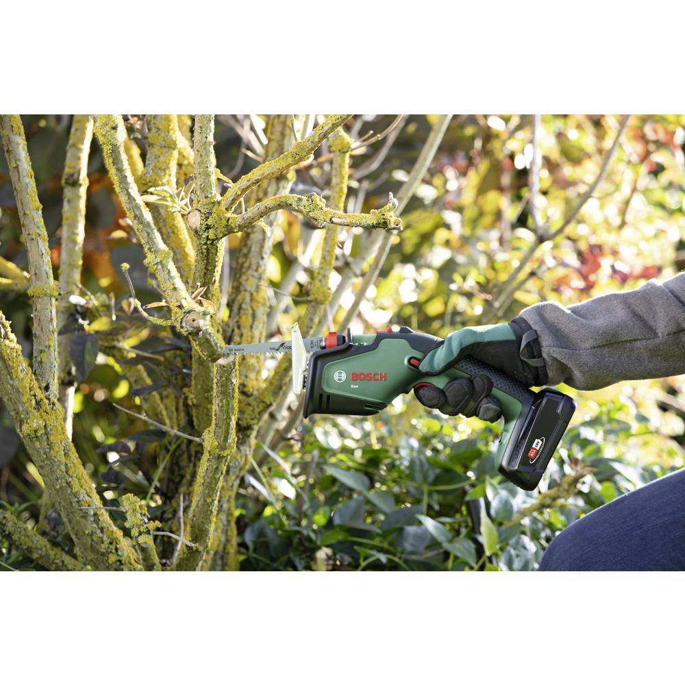 Akumuliatorinis šakų genėjimo pjūklas BOSCH KEO, 18 V, 2,0 Ah, 8 cm - 3