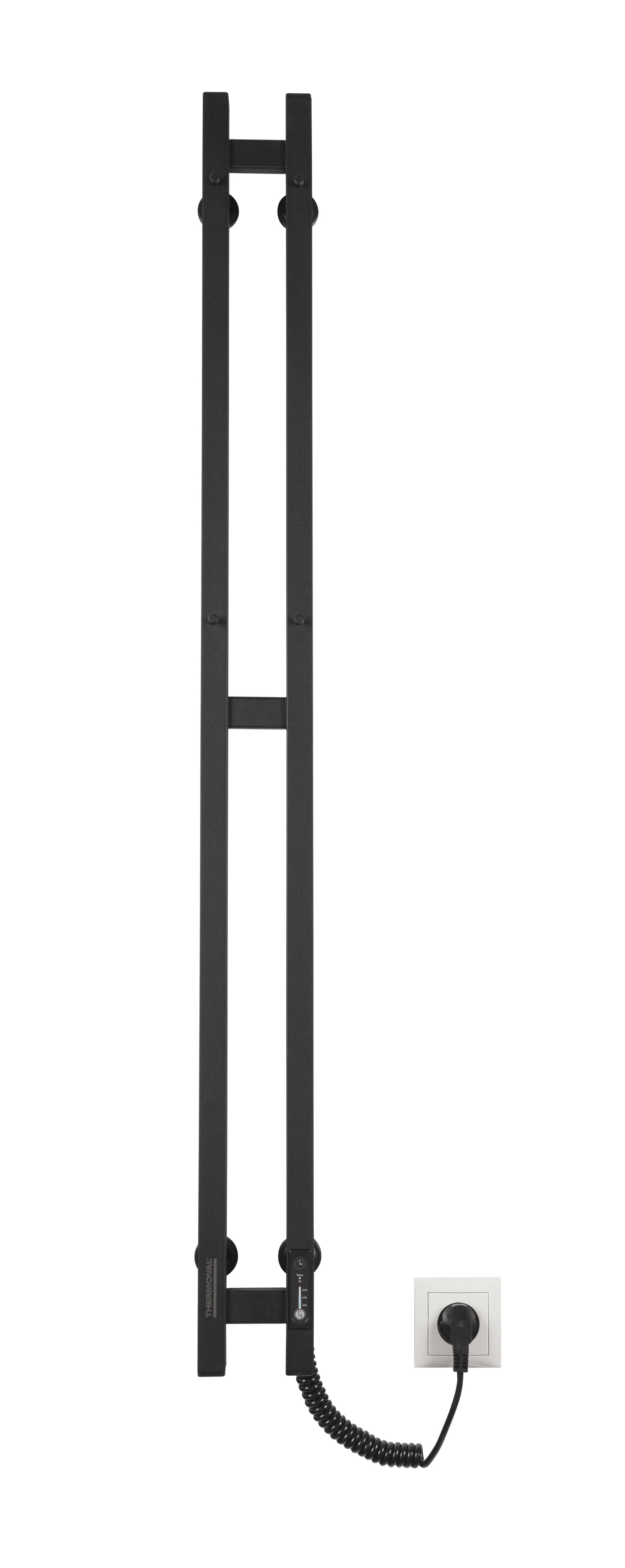 Rankšluosčių džiovintuvas THERMOVAL TVB Long P3, 1200x80 mm, elektrinis, 80 W, juodos sp.-0