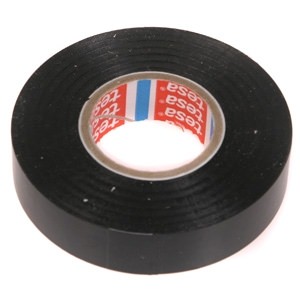 Izoliacinė juosta TESA, juoda, 33 x 0,019 m-0