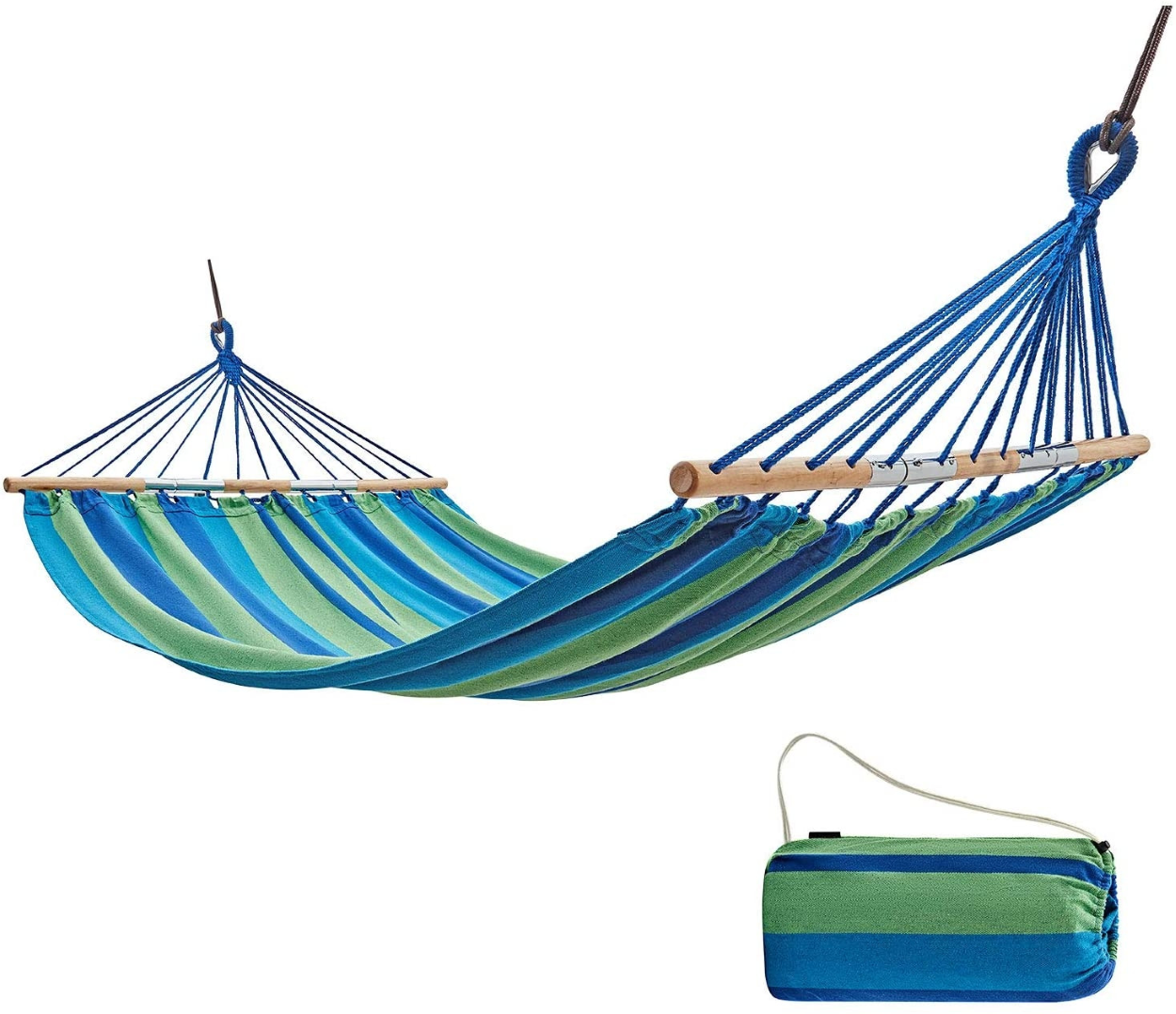 Vienvietis sodo hamakas, 170 x 70 cm - 3