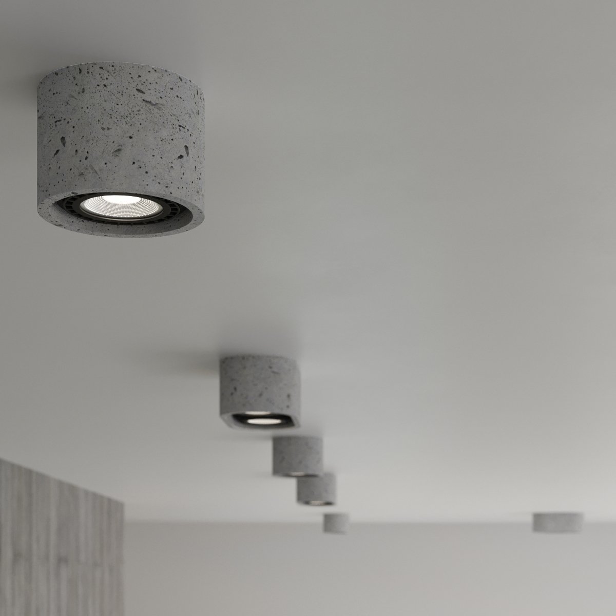 Lubinis šviestuvas SOLLUX BASIC 2 betonas, 40 W - 8