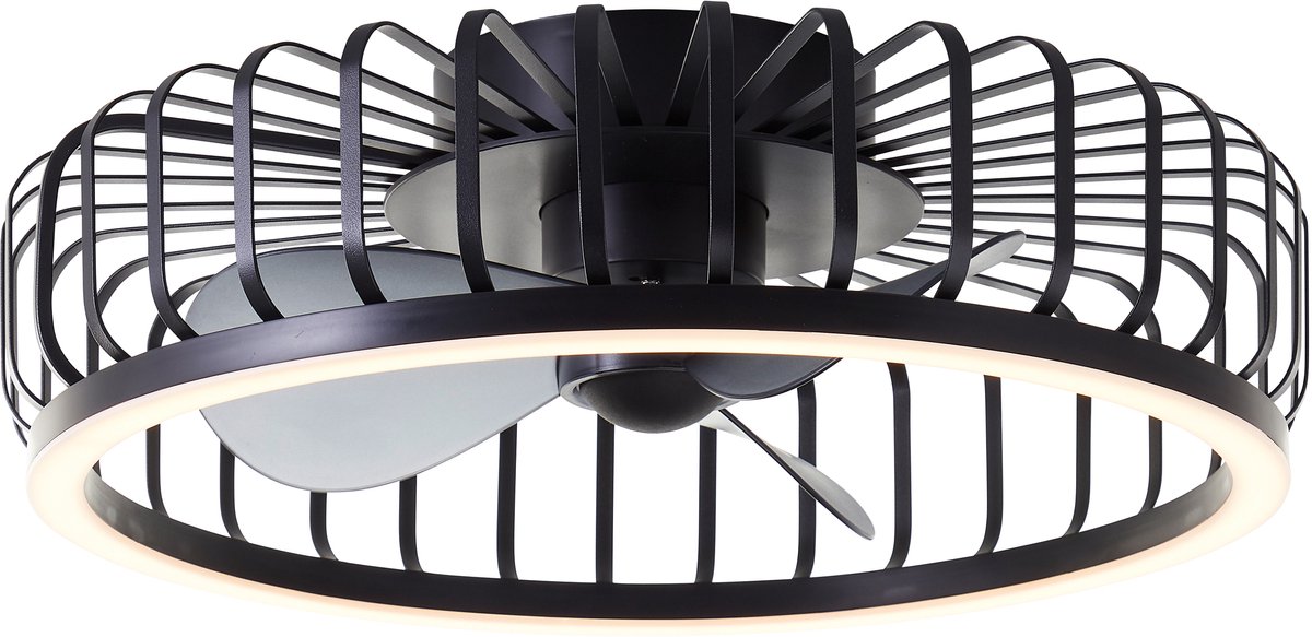 LED šviestuvas-ventiliatorius BRILLIANT CAPO 36W CCT 2700-6500K 4200lm DIM Ø48c su pultu-0