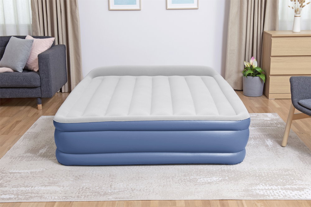Pripučiamas čiužinys BESTWAY Tritech, pilkos/mėlynos sp., 203 cm x 152 cm x 46 cm - 7